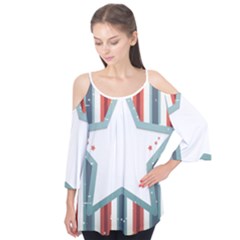 Star-decorative-embellishment-6aa070a89baeccaaaca156bbe13c325f Flutter Sleeve T-shirt 