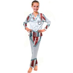 Star-decorative-embellishment-6aa070a89baeccaaaca156bbe13c325f Kids  Satin Long Sleeve Pajamas Set by saad11