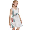 Star-decorative-embellishment-6aa070a89baeccaaaca156bbe13c325f Kids  Sleeveless Tiered Mini Dress View3