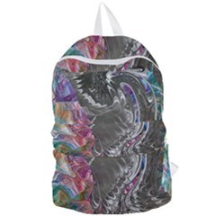 Wing On Abstract Delta Foldable Lightweight Backpack by kaleidomarblingart