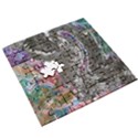 Wing on abstract delta Wooden Puzzle Square View3