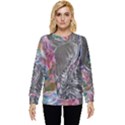 Wing on abstract delta Hidden Pocket Sweatshirt View1