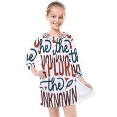 Converted 658874a40f807-removebg-preview (1) (2) (1) (1) (1) Kids  Quarter Sleeve Shirt Dress by zenithprint