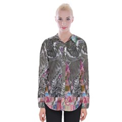 Wing On Abstract Delta Womens Long Sleeve Shirt