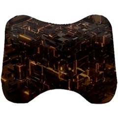 Cube Forma Glow 3d Volume Head Support Cushion by Bedest