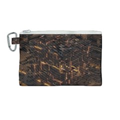 Cube Forma Glow 3d Volume Canvas Cosmetic Bag (medium) by Bedest