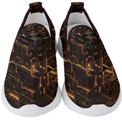 Cube Forma Glow 3d Volume Kids  Slip On Sneakers by Bedest