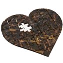 Cube Forma Glow 3d Volume Wooden Puzzle Heart View3