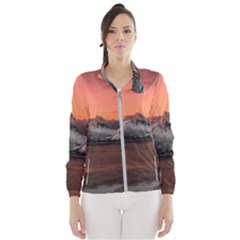 Surreal Mountain Landscape Lake Women s Windbreaker by Bedest