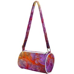 Flowing Petals Mini Cylinder Bag by kaleidomarblingart