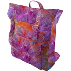 Flowing Petals Buckle Up Backpack by kaleidomarblingart