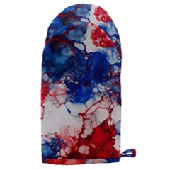 Red White And Blue Alcohol Ink American Patriotic  Flag Colors Alcohol Ink Microwave Oven Glove