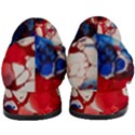 Red White and Blue Alcohol Ink France Patriotic Flag Colors Alcohol Ink  Women s Bow Heels View4