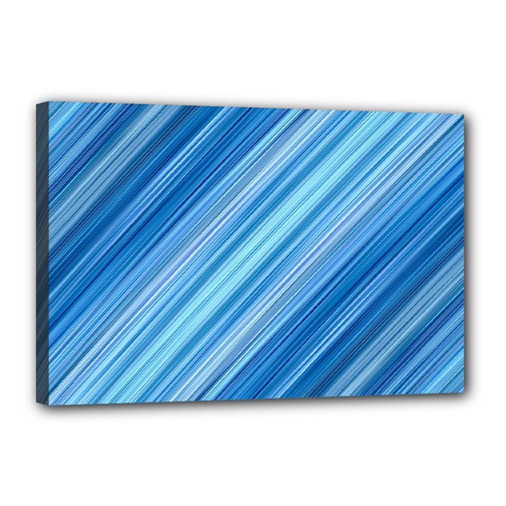 Ambience in Blue Canvas 18  x 12  (Stretched)