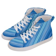 Ambience In Blue Men s Hi-top Skate Sneakers