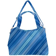 Ambience In Blue Double Compartment Shoulder Bag