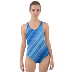 Ambience In Blue Cut-out Back One Piece Swimsuit by bruzer