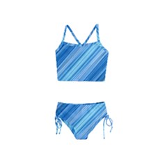 Ambience In Blue Girls  Tankini Swimsuit by bruzer