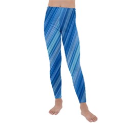 Ambience In Blue Kids  Lightweight Velour Leggings