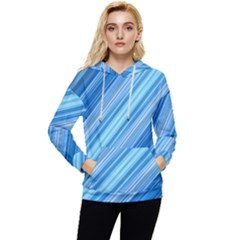 Ambience In Blue Women s Lightweight Drawstring Hoodie by bruzer