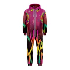 Dancing Colorful Disco Hooded Jumpsuit (kids)