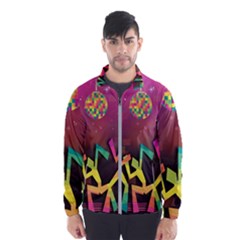 Dancing Colorful Disco Men s Windbreaker by Bajindul