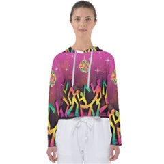 Dancing Colorful Disco Women s Slouchy Sweat