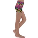 Dancing Colorful Disco Kids  Lightweight Velour Yoga Shorts View3