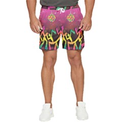 Dancing Colorful Disco Men s Runner Shorts by Bajindul