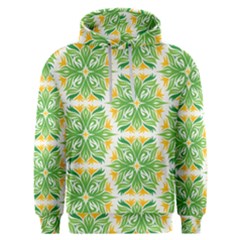 Green Pattern Retro Wallpaper Men s Overhead Hoodie