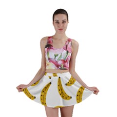 Banana Fruit Yellow Summer Mini Skirt by Mariart