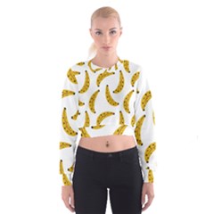 Banana Fruit Yellow Summer Cropped Sweatshirt