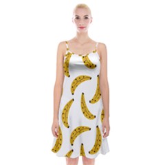 Banana Fruit Yellow Summer Spaghetti Strap Velvet Dress by Mariart