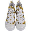 Banana Fruit Yellow Summer Women s Mid-Top Canvas Sneakers View1