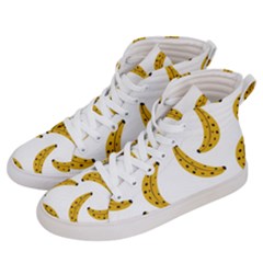 Banana Fruit Yellow Summer Women s Hi-top Skate Sneakers