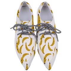 Banana Fruit Yellow Summer Pointed Oxford Shoes by Mariart