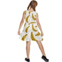 Banana Fruit Yellow Summer Kids  Sleeveless Tiered Mini Dress View4