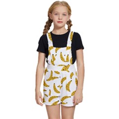 Banana Fruit Yellow Summer Kids  Short Overalls by Mariart