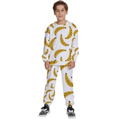 Banana Fruit Yellow Summer Kids  Sweatshirt Set