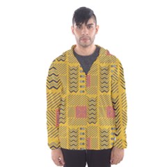 Digital Paper African Tribal Men s Hooded Windbreaker