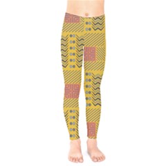 Digital Paper African Tribal Kids  Leggings