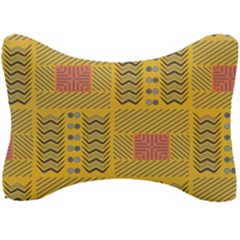 Digital Paper African Tribal Seat Head Rest Cushion by HermanTelo