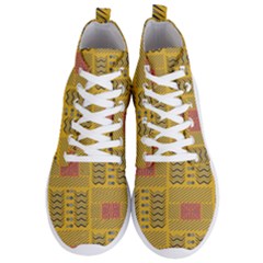 Digital Paper African Tribal Men s Lightweight High Top Sneakers