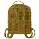 Digital Paper African Tribal Flap Pocket Backpack (Large) View3