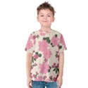 Floral Vintage Flowers Kids  Cotton T-Shirt View1