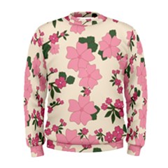 Floral Vintage Flowers Men s Sweatshirt