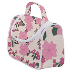 Floral Vintage Flowers Satchel Handbag by Dutashop