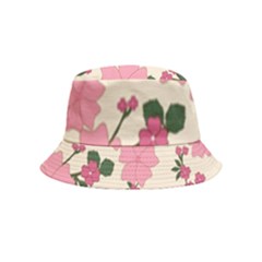 Floral Vintage Flowers Inside Out Bucket Hat (kids) by Dutashop