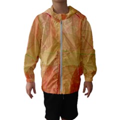 Leaves Patterns Colorful Leaf Pattern Kids  Hooded Windbreaker