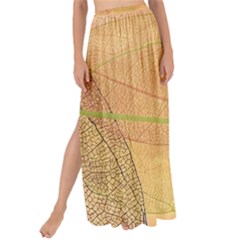 Leaves Patterns Colorful Leaf Pattern Maxi Chiffon Tie-up Sarong by Cemarart